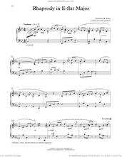 Cover icon of Rhapsody In E-Flat Major sheet music for piano solo (elementary) by Florence Price and Michael Clark, classical score, beginner piano (elementary)