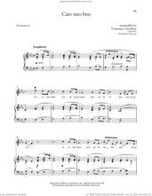 Cover icon of Caro Mio Ben (Medium High Voice) sheet music for voice and piano (Medium High Voice) by Tommaso Giordani, Alessandro Parisotti (ed.) and Anonymous, classical score, intermediate skill level