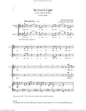 Cover icon of By Love's Light (arr. Brian Tate) sheet music for choir (SAB: soprano, alto, bass) by Hebrides Folk Song and Brian Tate, intermediate skill level