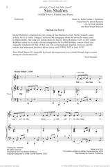 Cover icon of Sim Shalom (arr. Nick Strimple and John-Micah Braswell) sheet music for choir (SATB: soprano, alto, tenor, bass) by Rabbi Moshe J. Rothblum, John-Micah Braswell, Nick Strimple and David Kamenir, intermediate skill level