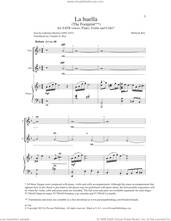 Cover icon of Three Tangos - 3. La Huella sheet music for choir (SATB: soprano, alto, tenor, bass) by Marlynn Rey, Claudio G. Rey and Gabriela Mistral, intermediate skill level