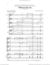 Cover icon of Whoever You Are sheet music for choir (SATB: soprano, alto, tenor, bass) by Jeffrey Derus and Jalal Al-Din Rumi, intermediate skill level