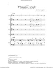 Cover icon of I Wonder As I Wander (arr. Jenny Robison) sheet music for choir (SATB: soprano, alto, tenor, bass) by Traditional Appalachian and Jennaya Robinson, intermediate skill level