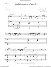 Cover icon of Quella Fiamma Che M'accende (Medium Low Voice) sheet music for voice and piano (Medium Low Voice) by Benedetto Marcello, Alessandro Parisotti (ed.), Carl Banck (ed.) and Anonymous, classical score, intermediate skill level