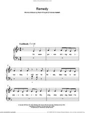 Cover icon of Remedy sheet music for piano solo by Little Boots, Nadir Khayat and Victoria Hesketh, easy skill level