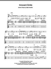 Cover icon of Innocent Smile sheet music for guitar (tablature) by Tim Wheeler and Mark Hamilton, intermediate skill level