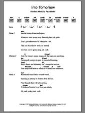 Cover icon of Into Tomorrow sheet music for guitar (chords) by Paul Weller, intermediate skill level
