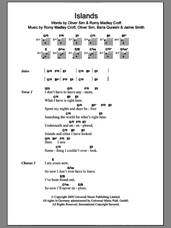 Cover icon of Islands sheet music for guitar (chords) by The XX, Baria Qureshi, Jamie Smith, Oliver Sim and Romy Madley Croft, intermediate skill level