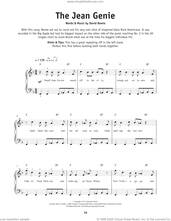 Cover icon of The Jean Genie sheet music for piano solo by David Bowie, beginner skill level