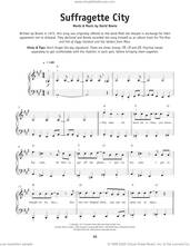 Cover icon of Suffragette City sheet music for piano solo by David Bowie, beginner skill level