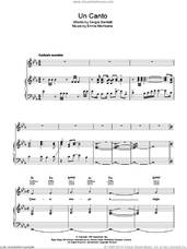 Cover icon of Un Canto sheet music for voice, piano or guitar by Andrea Bocelli, Ennio Morricone and Sergio Bardotti, classical score, intermediate skill level