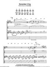 Cover icon of Remember A Day sheet music for guitar (tablature) by Pink Floyd and Richard Wright, intermediate skill level