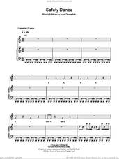 Cover icon of The Safety Dance sheet music for voice, piano or guitar by Glee Cast, Men Without Hats, Miscellaneous and Ivan Doroschuk, intermediate skill level
