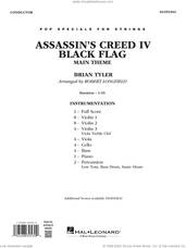 Cover icon of Assassins Creed: Black Flag (arr. Robert Longfield) (COMPLETE) sheet music for orchestra by Robert Longfield and Brian Tyler, intermediate skill level