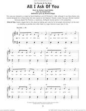 Cover icon of All I Ask Of You (from The Phantom Of The Opera) sheet music for piano solo by Barbra Streisand, Andrew Lloyd Webber, Charles Hart and Richard Stilgoe, beginner skill level