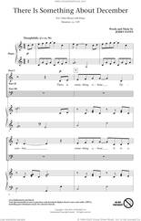 Cover icon of There Is Something About December sheet music for choir (3-Part Mixed) by Jerry Estes, intermediate skill level