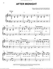 Cover icon of After Midnight sheet music for piano solo by Chappell Roan, Casey Cathleen Smith, Daniel Nigro and Kayleigh Rose Amstutz, easy skill level