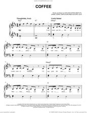 Cover icon of Coffee sheet music for piano solo by Chappell Roan, Daniel Nigro, Eric Leva, Kayleigh Rose Amstutz and Maya Kurchner, easy skill level