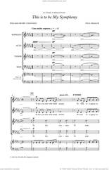 Cover icon of This Is To Be My Symphony sheet music for choir (SATB Divisi) by Paul Mealor and William Henry Channing, intermediate skill level