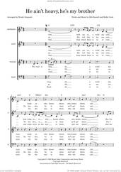 Cover icon of He Ain't Heavy He's My Brother (arr. Wendy Sergeant) sheet music for choir (SATB: soprano, alto, tenor, bass) by The Hollies, Wendy Sergeant, Bob Russell and Bobby Scott, intermediate skill level