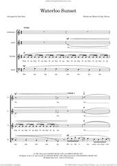 Cover icon of Waterloo Sunset (arr. Dan Pate) sheet music for choir (SATB: soprano, alto, tenor, bass) by The Kinks, Dan Pate and Ray Davies, intermediate skill level