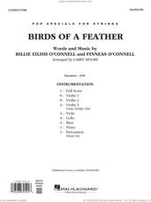 Cover icon of Birds Of A Feather (arr. Larry Moore) (COMPLETE) sheet music for orchestra by Billie Eilish and Larry Moore, intermediate skill level