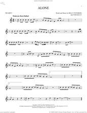 Cover icon of Alone sheet music for trumpet solo by Heart, Billy Steinberg and Tom Kelly, intermediate skill level