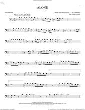 Cover icon of Alone sheet music for trombone solo by Heart, Billy Steinberg and Tom Kelly, intermediate skill level