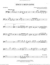 Cover icon of Since U Been Gone sheet music for trombone solo by Kelly Clarkson, Lukasz Gottwald and Max Martin, intermediate skill level