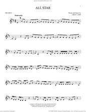 Cover icon of All Star sheet music for trumpet solo by Smash Mouth and Greg Camp, intermediate skill level