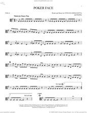 Cover icon of Poker Face sheet music for viola solo by Lady Gaga and RedOne, intermediate skill level