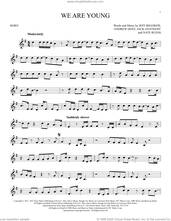 Cover icon of We Are Young sheet music for horn solo by fun. featuring Janelle Monae, Andrew Dost, Jack Antonoff, Jeff Bhasker and Nate Ruess, intermediate skill level