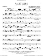 Cover icon of We Are Young sheet music for trombone solo by fun. featuring Janelle Monae, Andrew Dost, Jack Antonoff, Jeff Bhasker and Nate Ruess, intermediate skill level