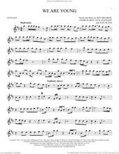 Cover icon of We Are Young sheet music for alto saxophone solo by fun. featuring Janelle Monae, Andrew Dost, Jack Antonoff, Jeff Bhasker and Nate Ruess, intermediate skill level