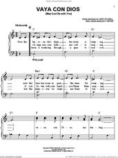 Cover icon of Vaya Con Dios (May God Be With You) sheet music for piano solo by Les Paul & Mary Ford, Les Paul, Buddy Pepper, Inez James and Larry Russell, easy skill level