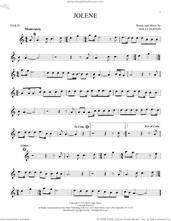 Cover icon of Jolene sheet music for violin solo by Dolly Parton, intermediate skill level