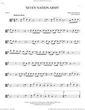 Cover icon of Seven Nation Army sheet music for viola solo by White Stripes and Jack White, intermediate skill level