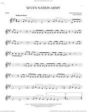 Cover icon of Seven Nation Army sheet music for horn solo by White Stripes and Jack White, intermediate skill level