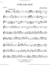 Cover icon of Come Sail Away sheet music for trumpet solo by Styx and Dennis DeYoung, intermediate skill level