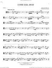 Cover icon of Come Sail Away sheet music for viola solo by Styx and Dennis DeYoung, intermediate skill level