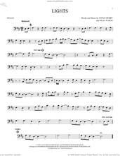 Cover icon of Lights sheet music for cello solo by Journey, Neal Schon and Steve Perry, intermediate skill level