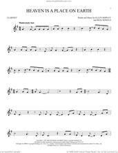 Cover icon of Heaven Is A Place On Earth sheet music for clarinet solo by Belinda Carlisle, Ellen Shipley and Rick Nowels, intermediate skill level