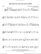 Cover icon of Heaven Is A Place On Earth sheet music for flute solo by Belinda Carlisle, Ellen Shipley and Rick Nowels, intermediate skill level