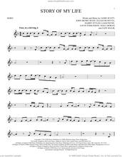 Cover icon of Story Of My Life sheet music for horn solo by One Direction, Harry Styles, Jamie Scott, John Henry Ryan, Julian Bunetta, Liam Payne, Louis Tomlinson, Niall Horan and Zain Malik, intermediate skill level