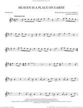 Cover icon of Heaven Is A Place On Earth sheet music for tenor saxophone solo by Belinda Carlisle, Ellen Shipley and Rick Nowels, intermediate skill level