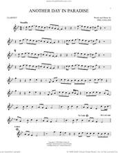 Cover icon of Another Day In Paradise sheet music for clarinet solo by Phil Collins, intermediate skill level