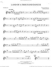 Cover icon of Land Of A Thousand Dances sheet music for tenor saxophone solo by Wilson Pickett and Chris Kenner, intermediate skill level