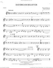 Cover icon of Daydream Believer sheet music for violin solo by The Monkees and John Stewart, intermediate skill level