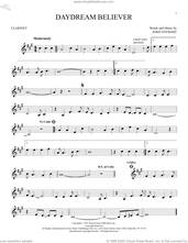 Cover icon of Daydream Believer sheet music for clarinet solo by The Monkees and John Stewart, intermediate skill level