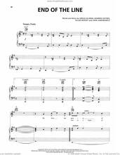 Cover icon of End Of The Line sheet music for voice, piano or guitar by Allman Brothers, Allen Woody, Gregg Allman, John Jaworowicz and Warren Haynes, intermediate skill level